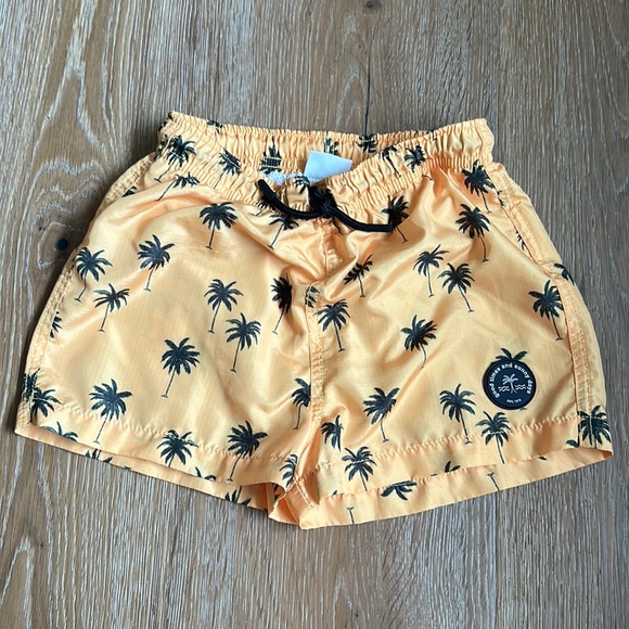 Zara Swim Zara Boy Swim Trunk Palm Tree Print Poshmark